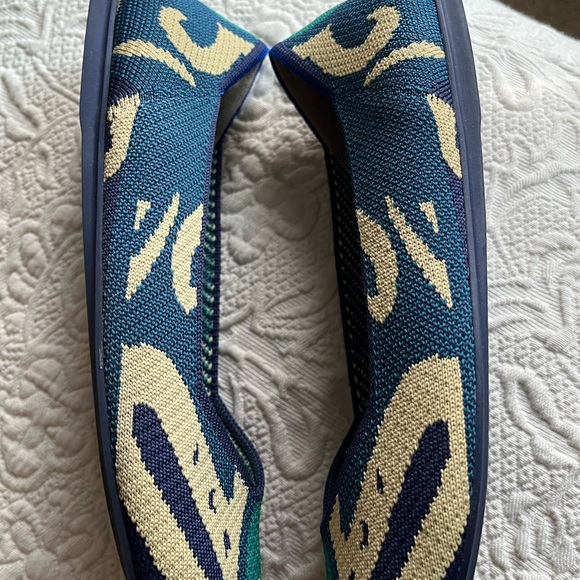 Rothy's Women's Blue and Cream Flats - Picture 5 of 8